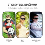 Bluetooth okuliare so stereo reproduktormi - A8 - Galéria 2