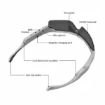 Bluetooth okuliare so stereo reproduktormi - Galéria 4