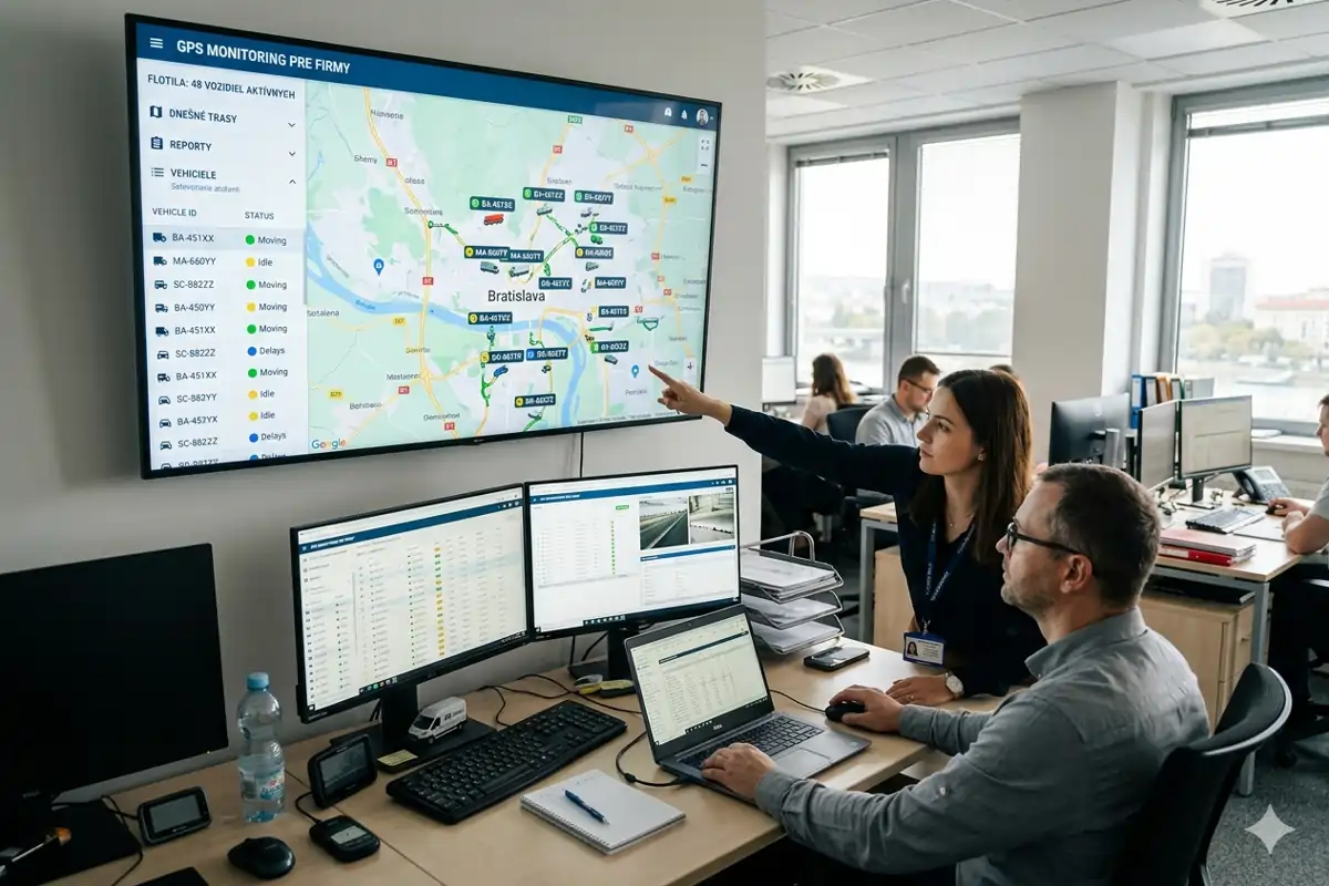 GPS monitoring pre firmy od roku 1999
