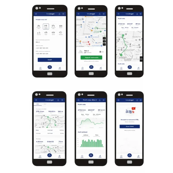 GPS lokátor - tracker bikeAngel TRAVEL - mobilná aplikácia GPS lokátor - tracker bikeAngel TRAVEL - mobilná aplikácia