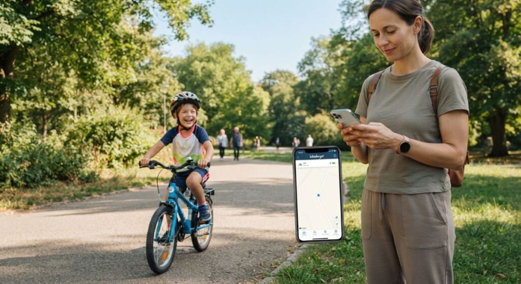 GPS tracker na bicykel