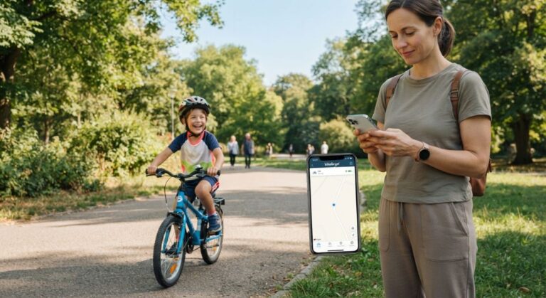 GPS tracker na bicykel